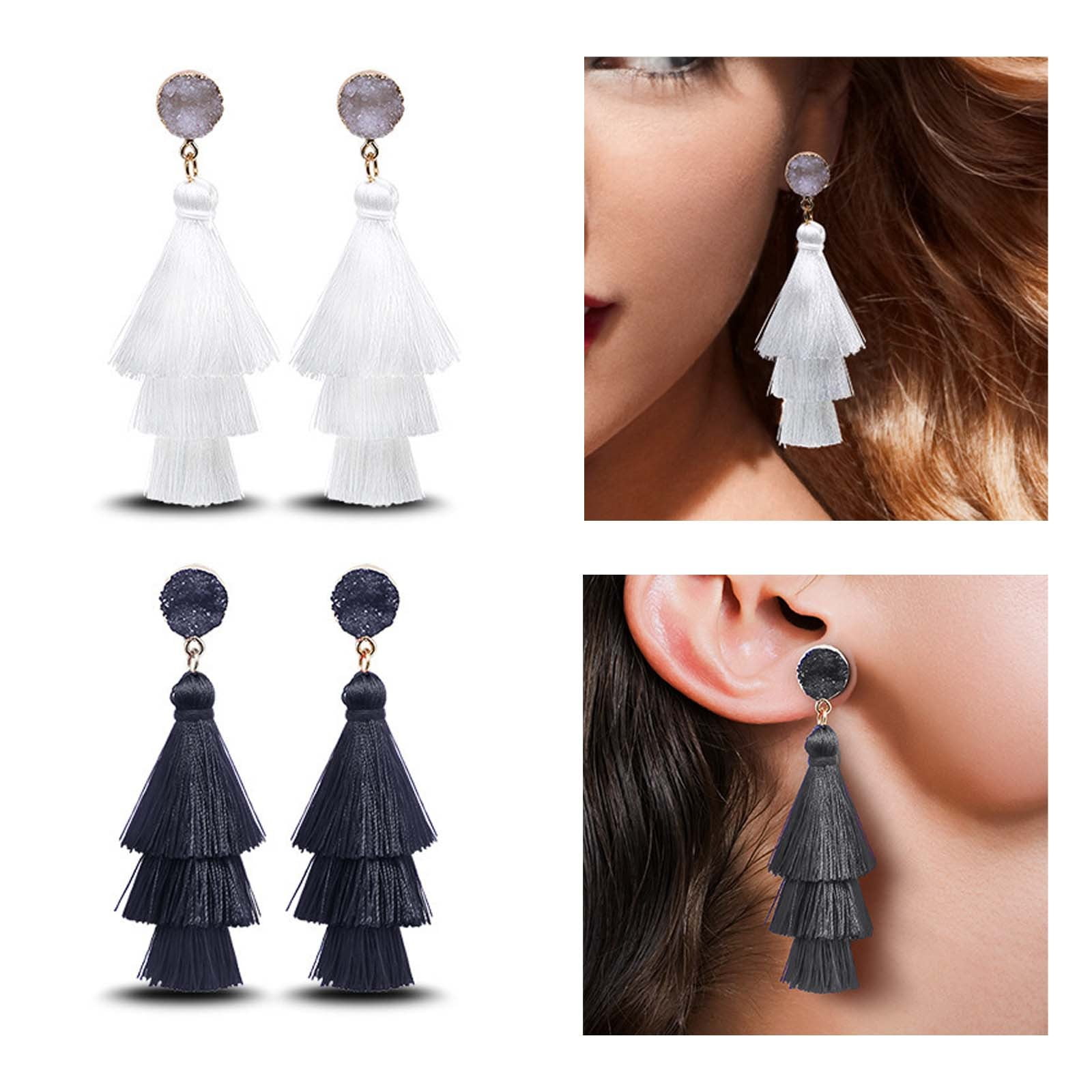 Small Earring Pack of Earrings for Women Earrings Studs Clip on