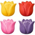 thumbnail image 1 of Small Edible Tulips Molded Sugar Cake/Cupcake Decorations - 12 ct, 1 of 4