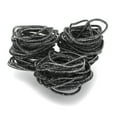 thumbnail image 1 of Small Elastic Ponytail Hair Bands Metallic Black 100pcs, 1 of 3