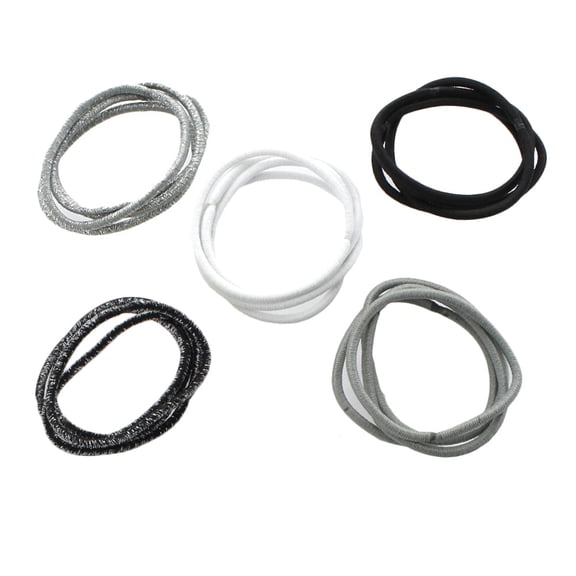 Small Elastic Ponytail Hair Bands Variety C 20pcs