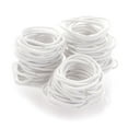 thumbnail image 1 of Small Elastic Ponytail Hair Bands White 20pcs, 1 of 3