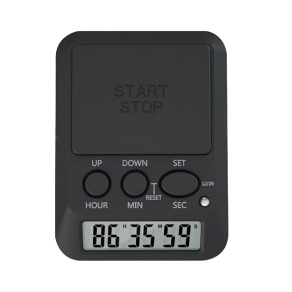Small Electronic Timer with Multiple Displays Mode & Long Sound & Light Alerts Perfect for Daily Tasks