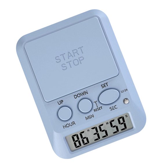 Small Electronic Timer with Multiple Displays Mode & Long Sound & Light Alerts Perfect for Daily Tasks
