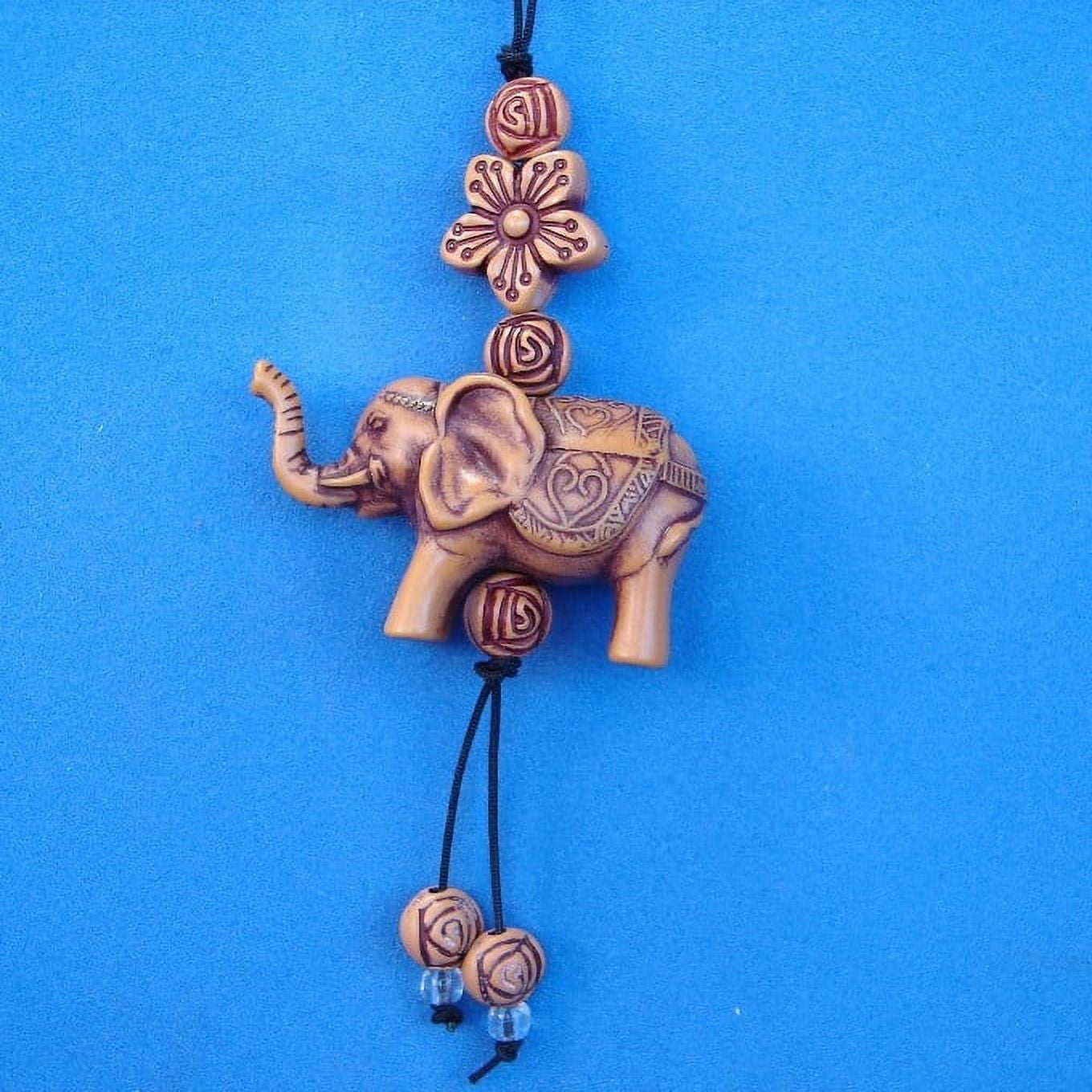 FENG SHUI IMPORT Small Elephant Charm as Cell Phone Charm