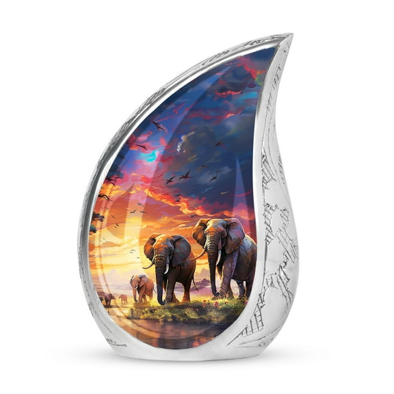 Small Elephant Urn, Mini Urns for Cremation Ashes Mother, Mini Urn for Ashes Adult Male, Urn for Ashes for Women, Funeral Urns for Adult Ashes Men, Decorative Urn, Keepsakes for Ashes 3inch, 1pcs