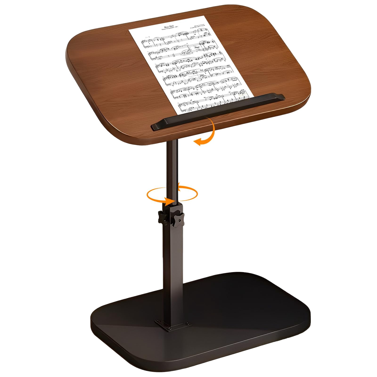 Small End Table For Couch 360° Swivel/180° Flip-over Panel/adjustable ...