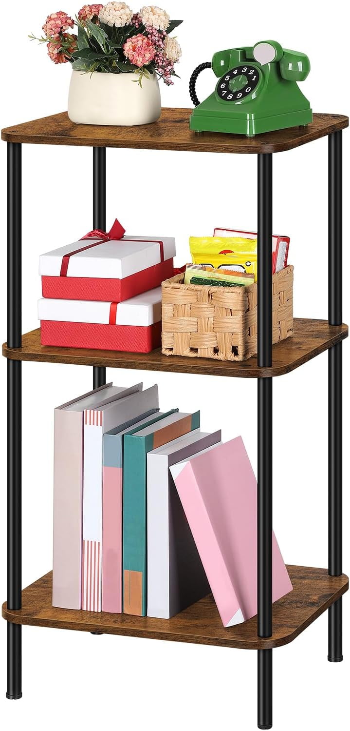 Small End Table Stand 3 Tier Telephone Table Tall End Table 30 Inches ...