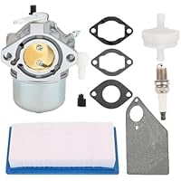 Small Engine Carburetor Tune-Up Kit compatible with 690115 690111 19G412 19E412 Engines, Includes 690119 Carburetor & 691643 Air Filter