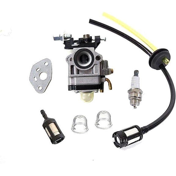 Small Engine Carburetor with Fuel Line compatible with 22.5cc 23cc Zenoah G23LH G2D Goped Engines, fits Redmax Komatsu G24ls Edgers
