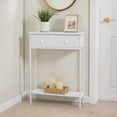 thumbnail image 1 of Small Entryway Table with Drawers & Storage Shelf, 1 of 6