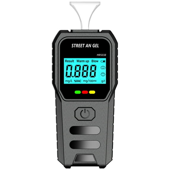 Small Ethanol Detector with Voice Alerts Immediate Result Breath Meter for Car Pocket Use Delivers Fast Results