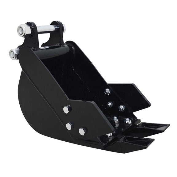 Small Excavator Bucket, 200mm in Size, with a 2 Ton Maximum Load Capacity