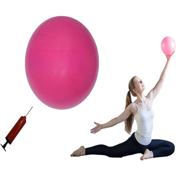 Small Exercise Ball for Between Knees, 6 inch Pilates Ball with Pump ...