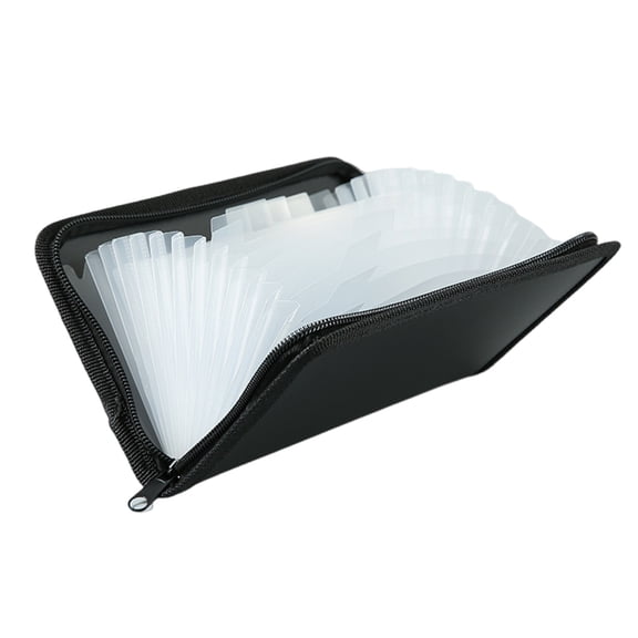 Small Expandable File Folder Accordion Folder 13 Pocket Receipt Coupon Organiser for Receipts, Coupons and Tickets