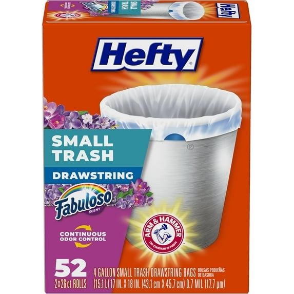 Small , Fabuloso Scent, 4 Gallon, 52 Count