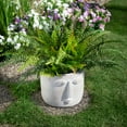 thumbnail image 1 of Northlight Small Face Ceramic Outdoor Garden Planter - 8.5", 1 of 8