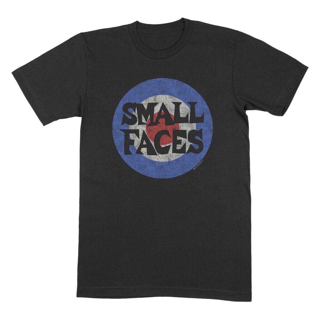 Small Faces Mod Target Black TShirt NEW OFFICIAL
