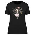 thumbnail image 1 of Small Fairy With Star Wand T-Shirt Women -Image by Shutterstock, Female Large, 1 of 2