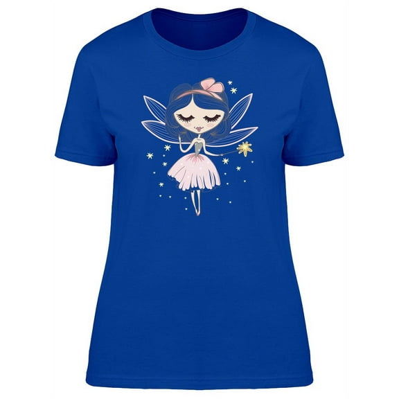 Small Fairy With Star Wand T-Shirt Women -Image by Shutterstock, Female Small