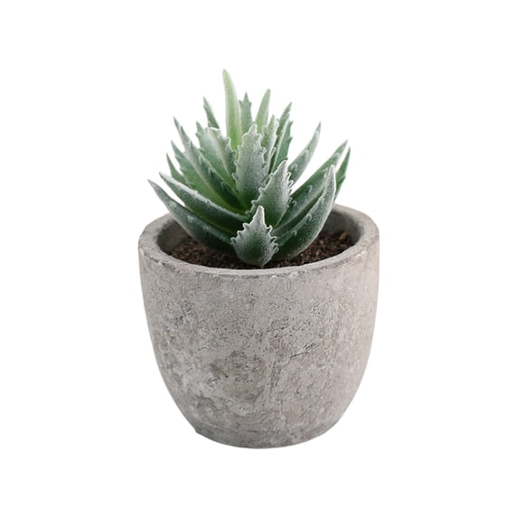 Small Fake Plants Realistic Lifelike Artificial Potted Succulents, Mini Durable Plastic 2.7x2.6x2.6 in with Pot Faux Plants for Home Office, Kitchen, and Indoor Table Decor
