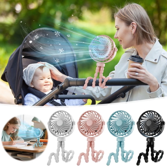 Small Fan Portable Fan Rechargeable Handheld Fan With 3 Speed Adjustable Airflow, USB Cooling Fan for Travel Makeup Office Outdoor Use Compact Quiet Personal Desk Fan Design(Pink)