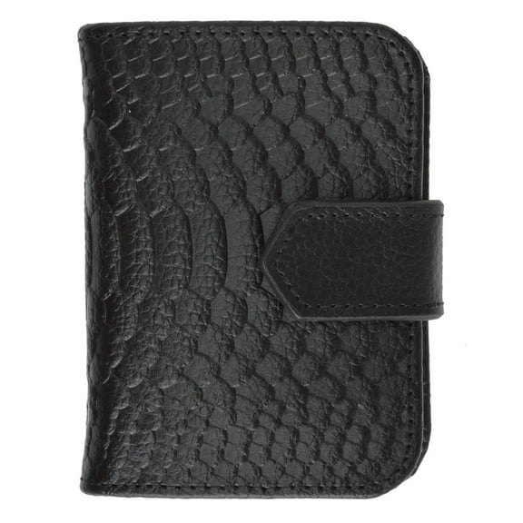 Small Fashion Croco Design Card Holder ID with Snap 118-662 (C)