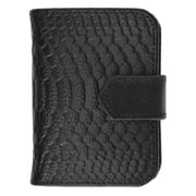 Small Fashion Croco Design Card Holder ID with Snap 118-662 C
