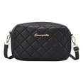 thumbnail image 1 of Small Fashion Crossbody Chain PU Leather Shoulder Bag Women Messenger Bag Handbags BLACK, 1 of 8