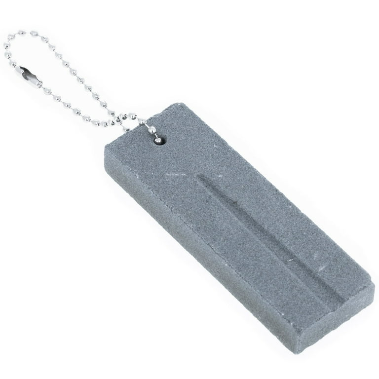 Small Field Knife Pocket Fishing Tackle Box Grooved Angle Sharpening Stone  