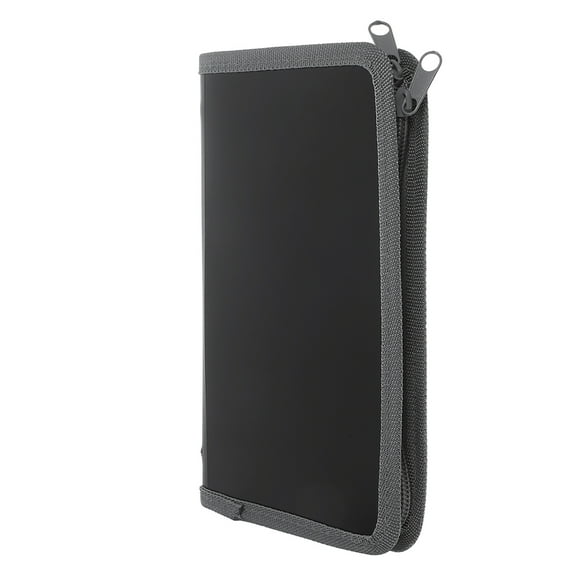 Multi-Function Portable Accordion File Organizer with Zipper Closure, Document Folder for Receipts, Bills, and Wallet Holder, 1 Set