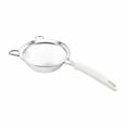 thumbnail image 1 of Small Fine Mesh Strainer - 1 Piece Small Strainer,18/8 Stainless Steel 30 Mesh Kitchen Food Sieve with Sturdy Riveted Silicone Handle,Heavy Duty Deep Handheld Metal Colander for Tea,Juice, 1 of 7