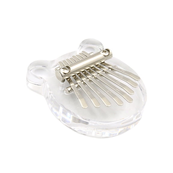 Small Finger Piano Music Gifts for Kids Adults Beginners, 8 Keys Thumb Piano Acrylic Small Thumb Piano