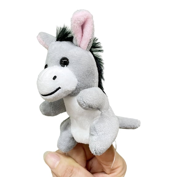 Small Finger Puppet Soft Plush Toy For Children Travel Fun Interactive Play And Role Playing Story Telling Toy