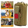 thumbnail image 1 of Small First Aid Kit Bag Pouch Empty, Handy Portable for Outdoors Camping Hiking, Waist Pack Small Medical bag for Emergency, 1 of 9