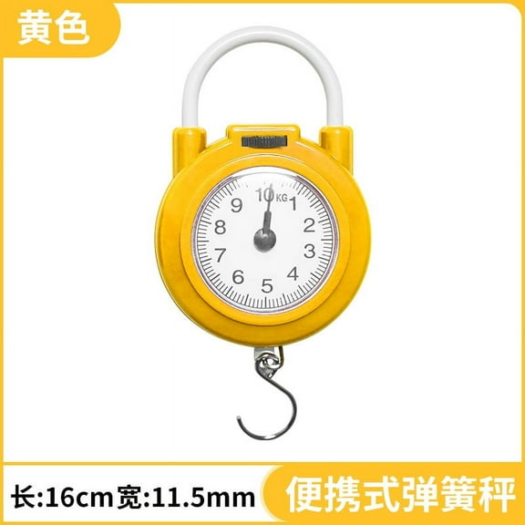 MERRYHAPY Yellow Portable Digital Luggage Scale with Hook for Travel Suitcase and Bag Weight Measurement