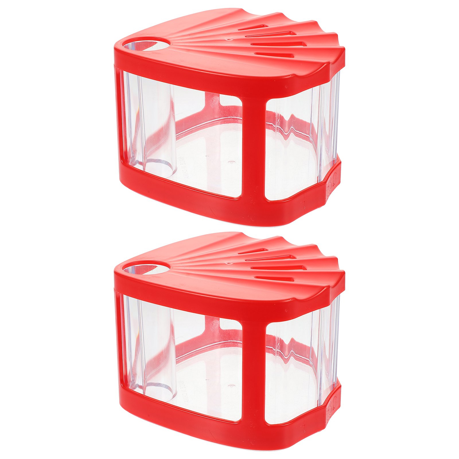 Small Fish Tank Terrarium Jar Starter Glass Container for Betta Plastic