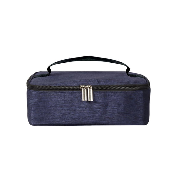 Small Flat Lunch Box Insulated Soft Bag Mini Cooler Thermal Meal Tote Kit for Men/Women,Portable & Reusable Lunch Bag Lunchbox for Work Office Picnic Beach,Freezable Lunch Cooler Bag 