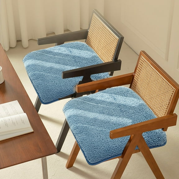 Small Fleece Seat Cushion under $5! Yrmaups Memory Foam Chair Cushion, Office and Car Seat Pad with Non-Slip Bottom, Provides Lumbar Support, forstudents, Drivers, and Home Use