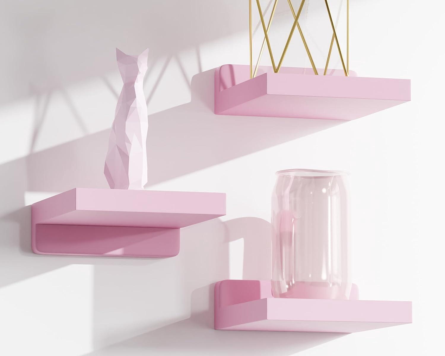 Mini Shelf Collection Small Floating Shelves Mini Shelves Hanging Display 5 Inch Wall Shelf ...