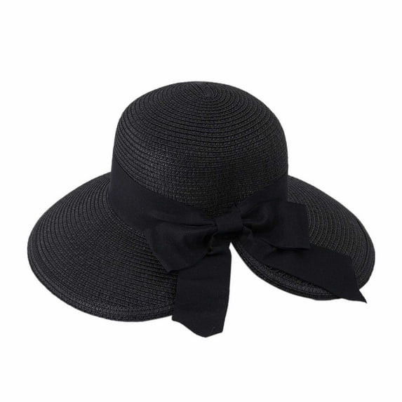 Small Floppy Hat Sun Hats Women Ladies Sunhats Summer Hat Ponytail Beach Hat Wide Brim Hat Foldable Hat