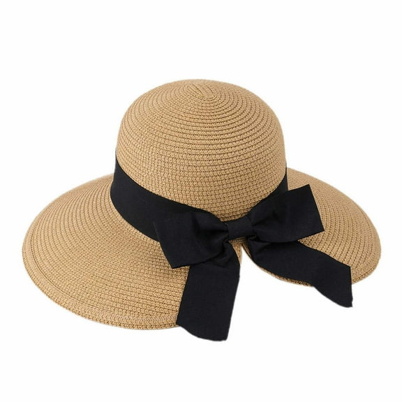 Small Floppy Hat Sun Hats Women Ladies Sunhats Summer Hat Ponytail Beach Hat Wide Brim Hat Foldable Hat