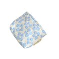thumbnail image 1 of Small Floral Cosmetic Bag Portable Makeup Pouch for Handbags, 6.3x5.5 Inch Polyester and Canvas Mini Toiletry Organizer for Daily Travel and Storage Blue, 1 of 3