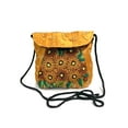 thumbnail image 1 of Small Floral Embroidered Slim Embossed Satin Purse Crossbody Bag - Womens Fashion Handmade Boho Accessories, 1 of 2