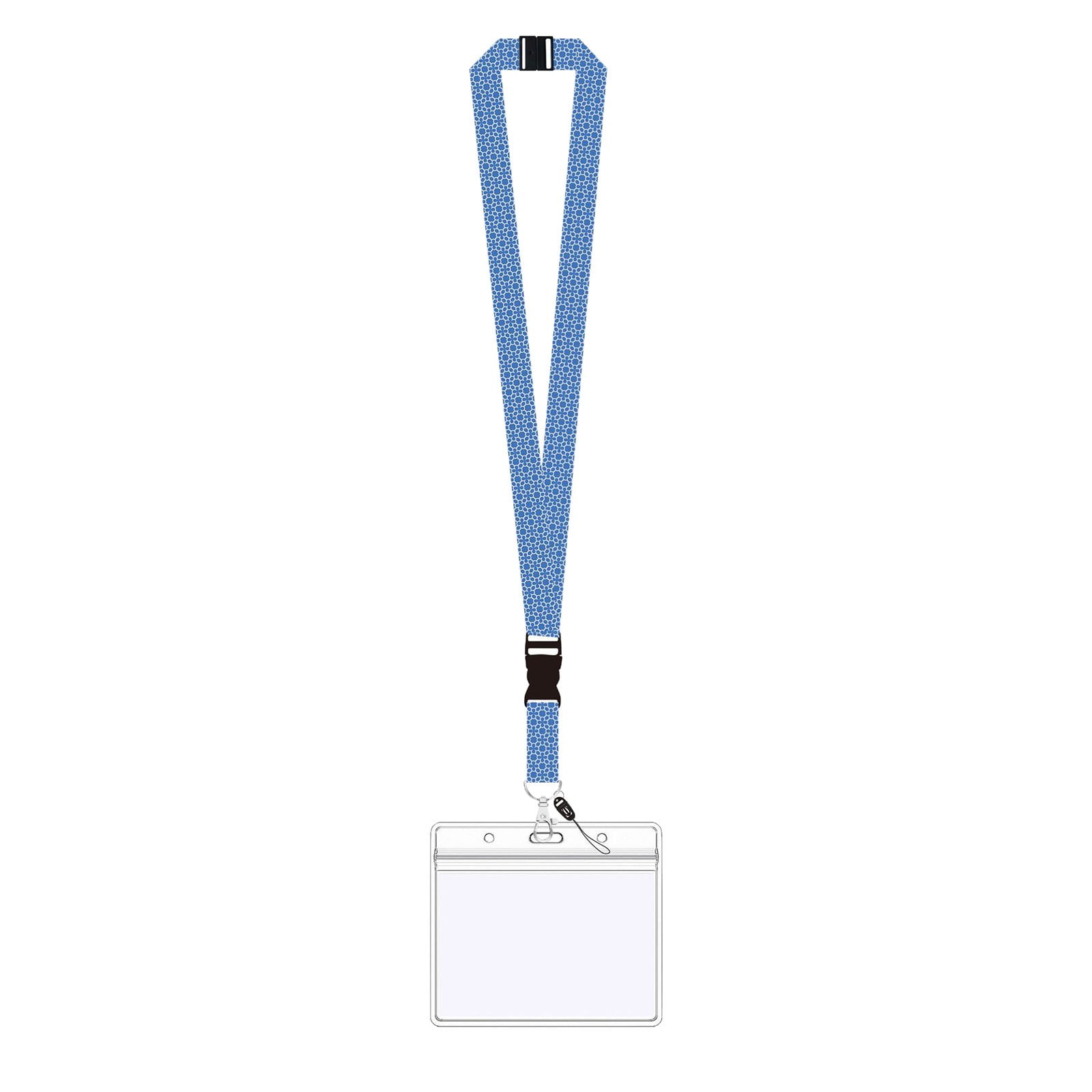 Small Floral Flower Lanyard Certificate Mobile Phone Lanyard Card Set