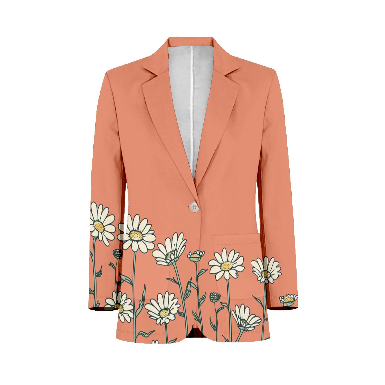 Small Patterned Suits Small Floral Pattern Customized Men's Suits full man Shawl Collar ...