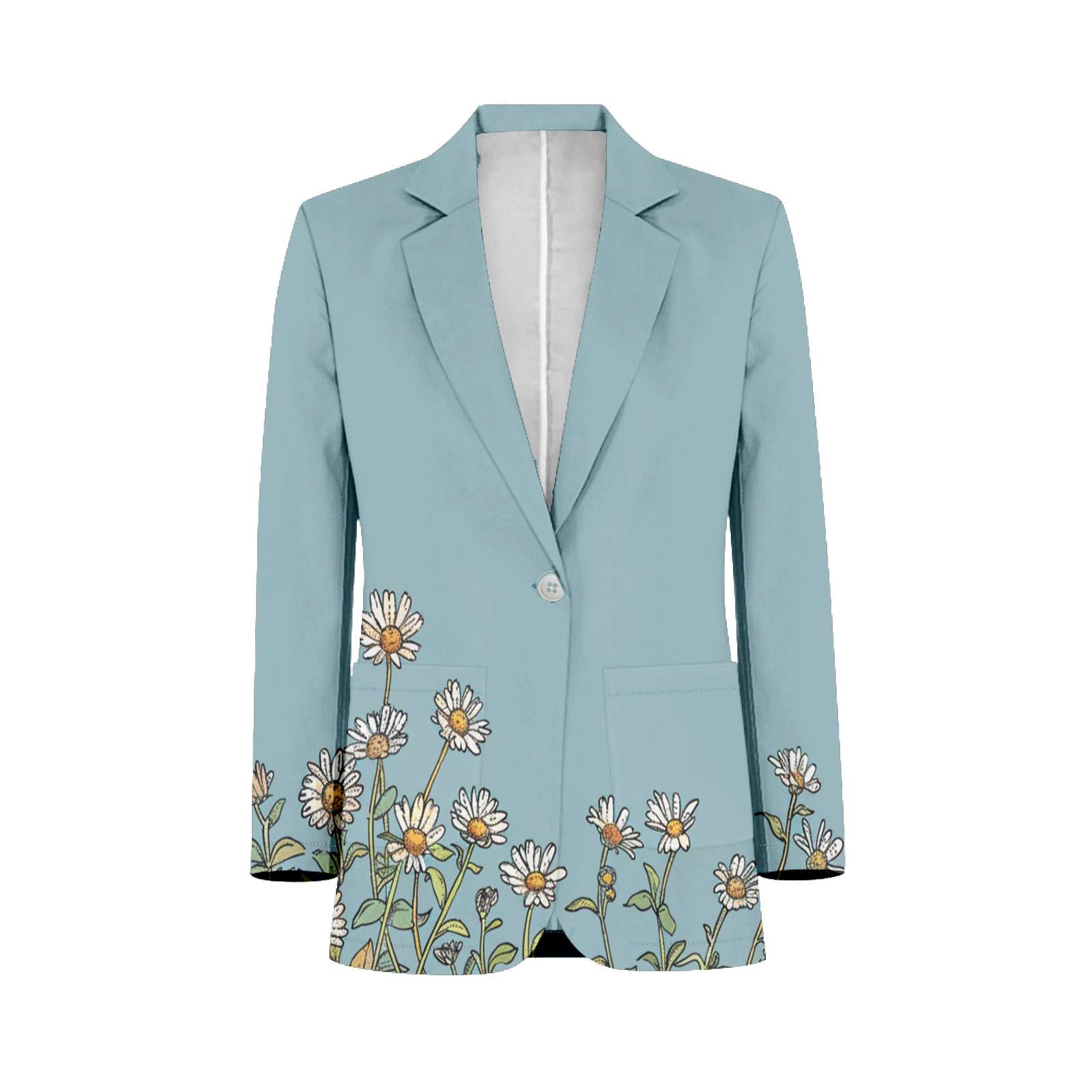 Small Patterned Suits Small Floral Pattern Customized Men's Suits full man Shawl Collar ...