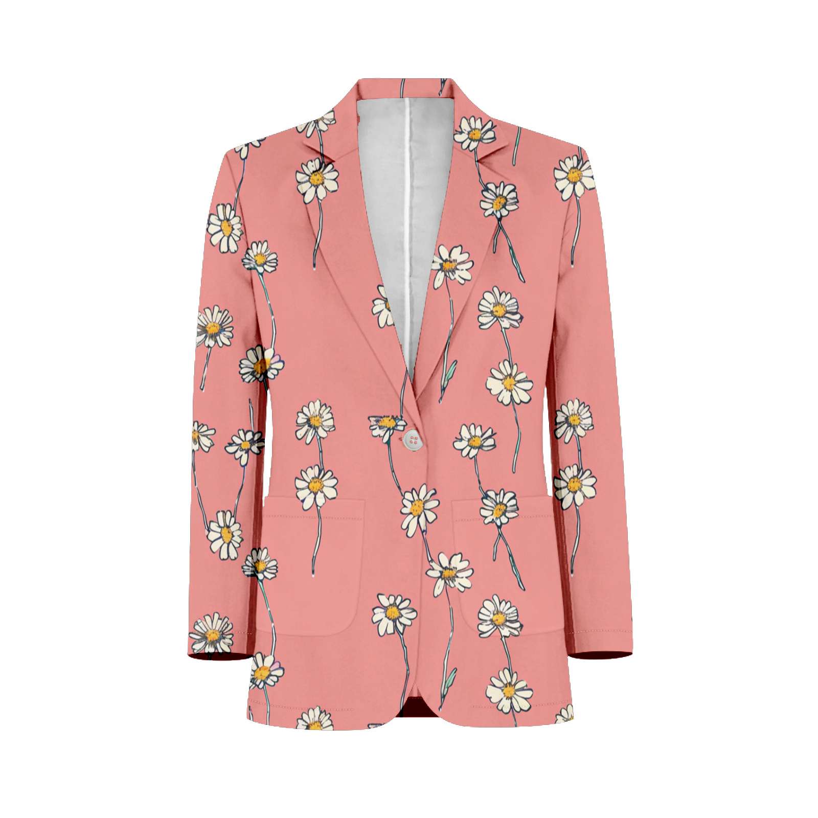 Small Patterned Suits Small Floral Pattern Customized Men's Suits full man Shawl Collar ...