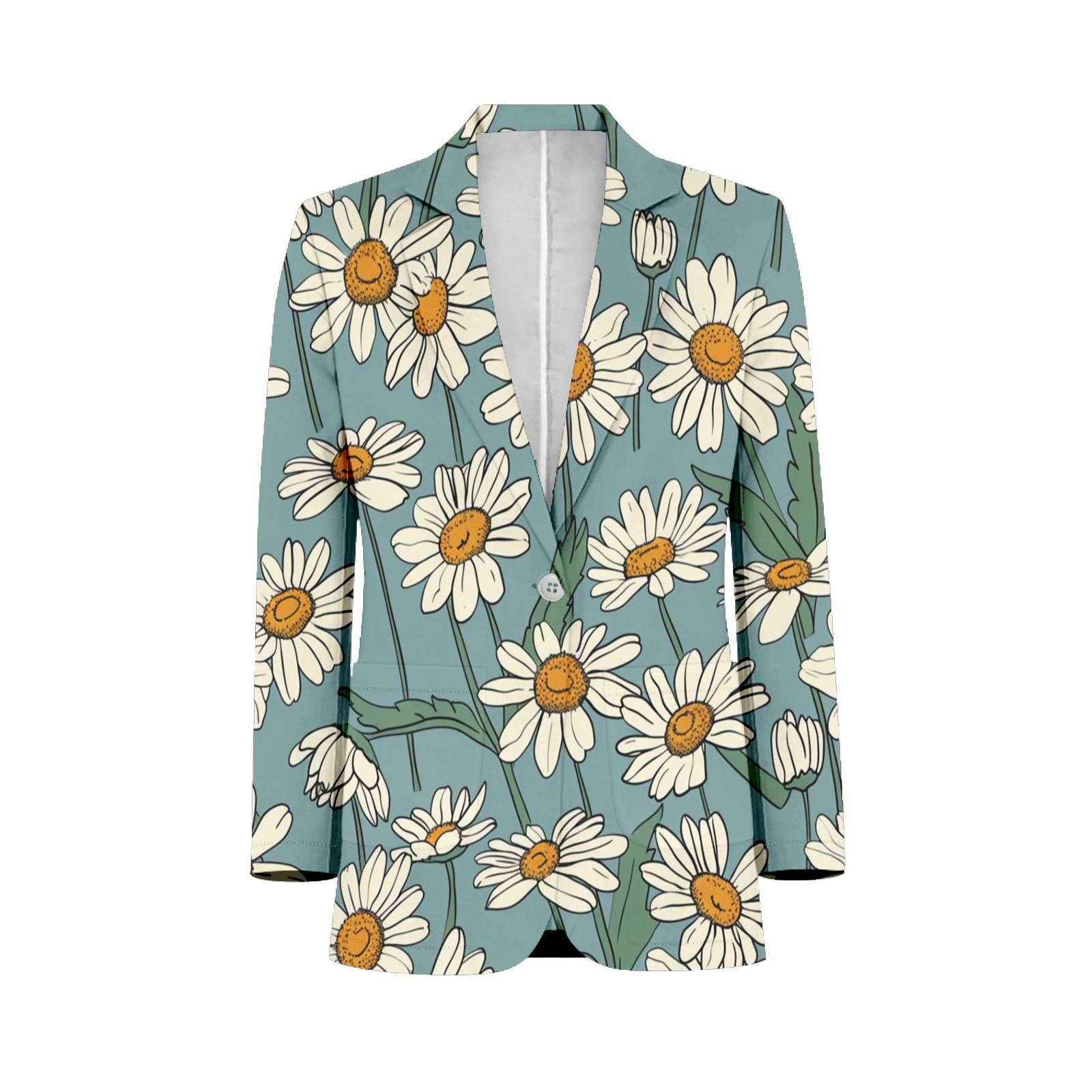 Small Patterned Suits Small Floral Pattern Customized Men's Suits full man Shawl Collar ...