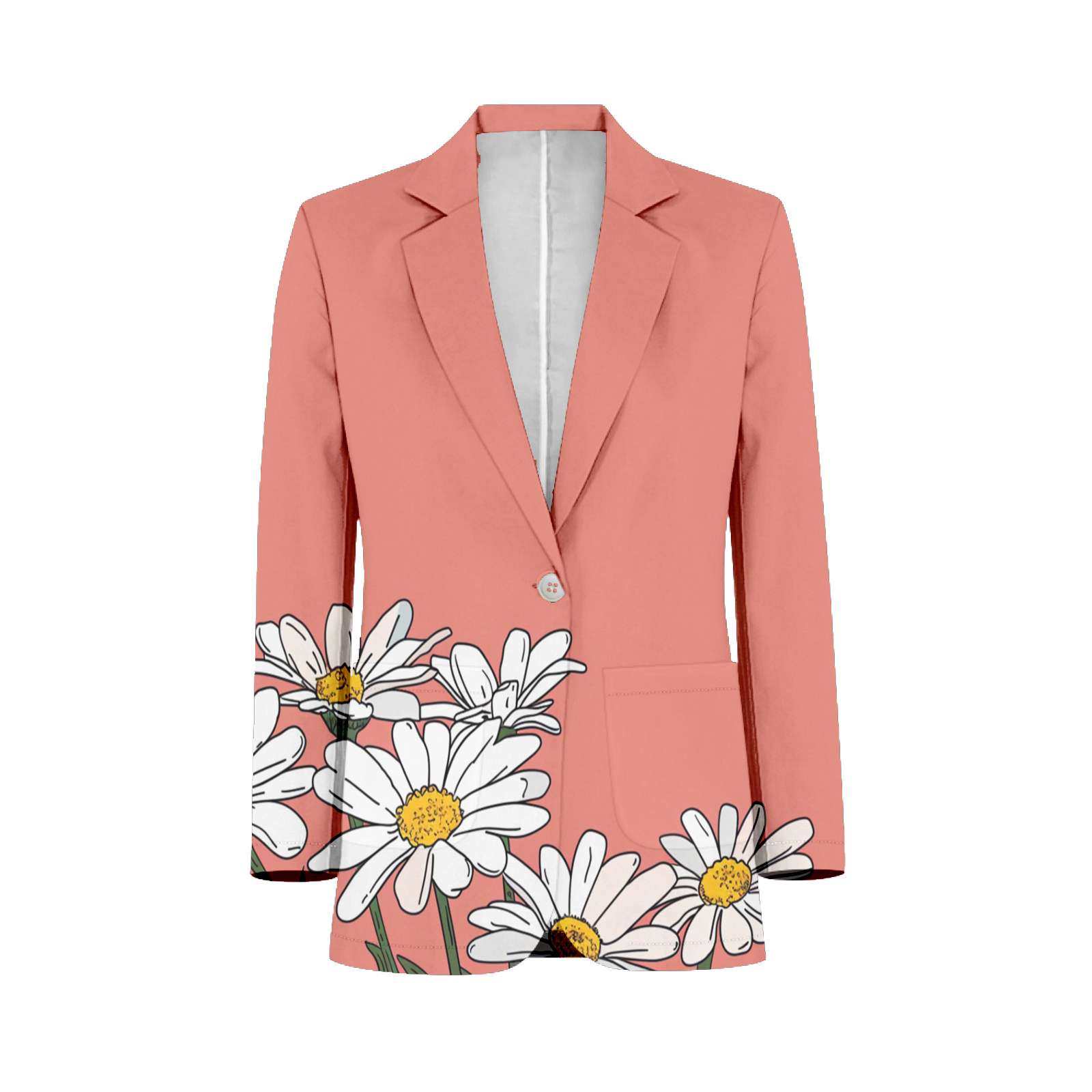 Small Patterned Suits Small Floral Pattern Customized Men's Suits full man Shawl Collar ...
