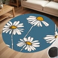 thumbnail image 1 of Small Floral Pattern Round Carpet Living Room Bedroom Home Decoration Coffee Table Mat Lounge Rug Chair Mats, 1 of 5